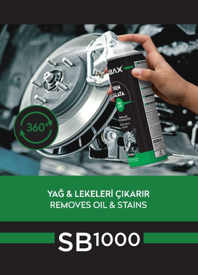 FREN BALATA SPREYİ TEMİZLEYİCİ 500 ML TAM GRAMAJ PAKET 24 ADET