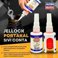 ALCON-M3330 SIVI CONTA PORTAKAL 50 ML JELLOCK ORANGE